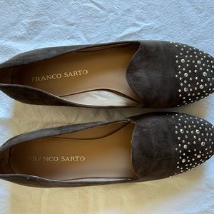 FRANCO SARTO suede flats 8 1/2